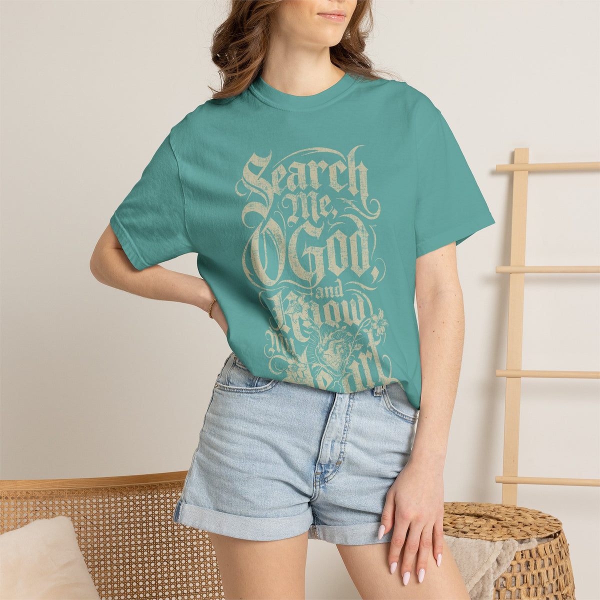 Search My Heart (Psalm 139) - Comfort Colors T Shirt