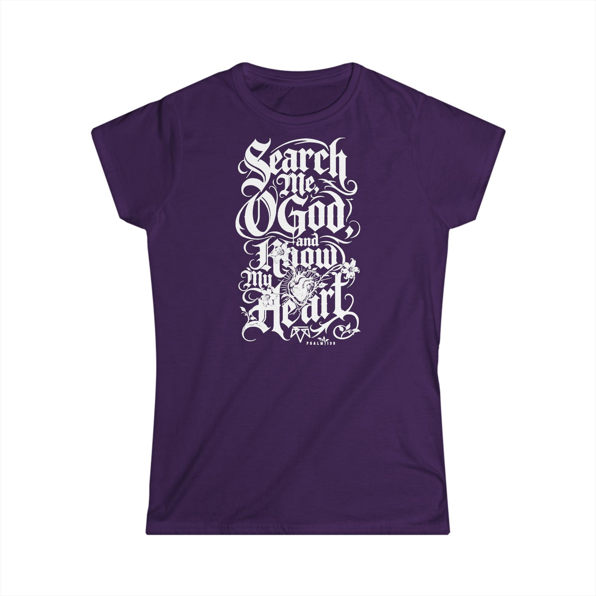 Search My Heart - Softstyle Womens Tee